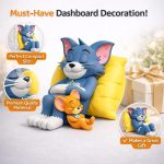 Tom & Jerry Car Dashboard Couple Figurine - Image 3