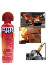 Fire Stop Spray Fire Extinguisher, 1000ml, Portable Aerosol Can, Red and Yellow
