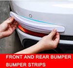 2pcs Car Bumper Protector Strip Guard Corner Protection Strips Scratch Protector Crash Anti Collision Auto Accessories