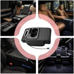 Armrest Cover for Car with Cup Holder Leather Mat - Image 5